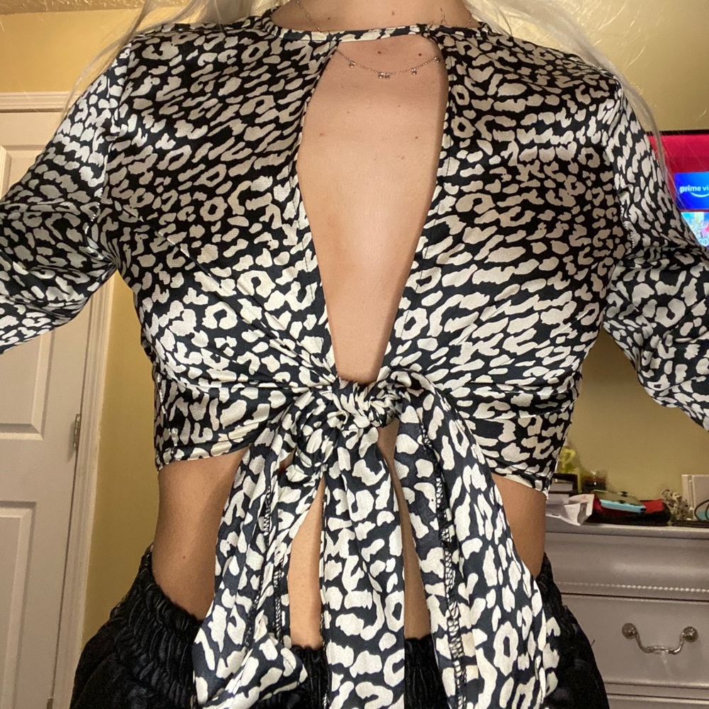 Cheetah print top